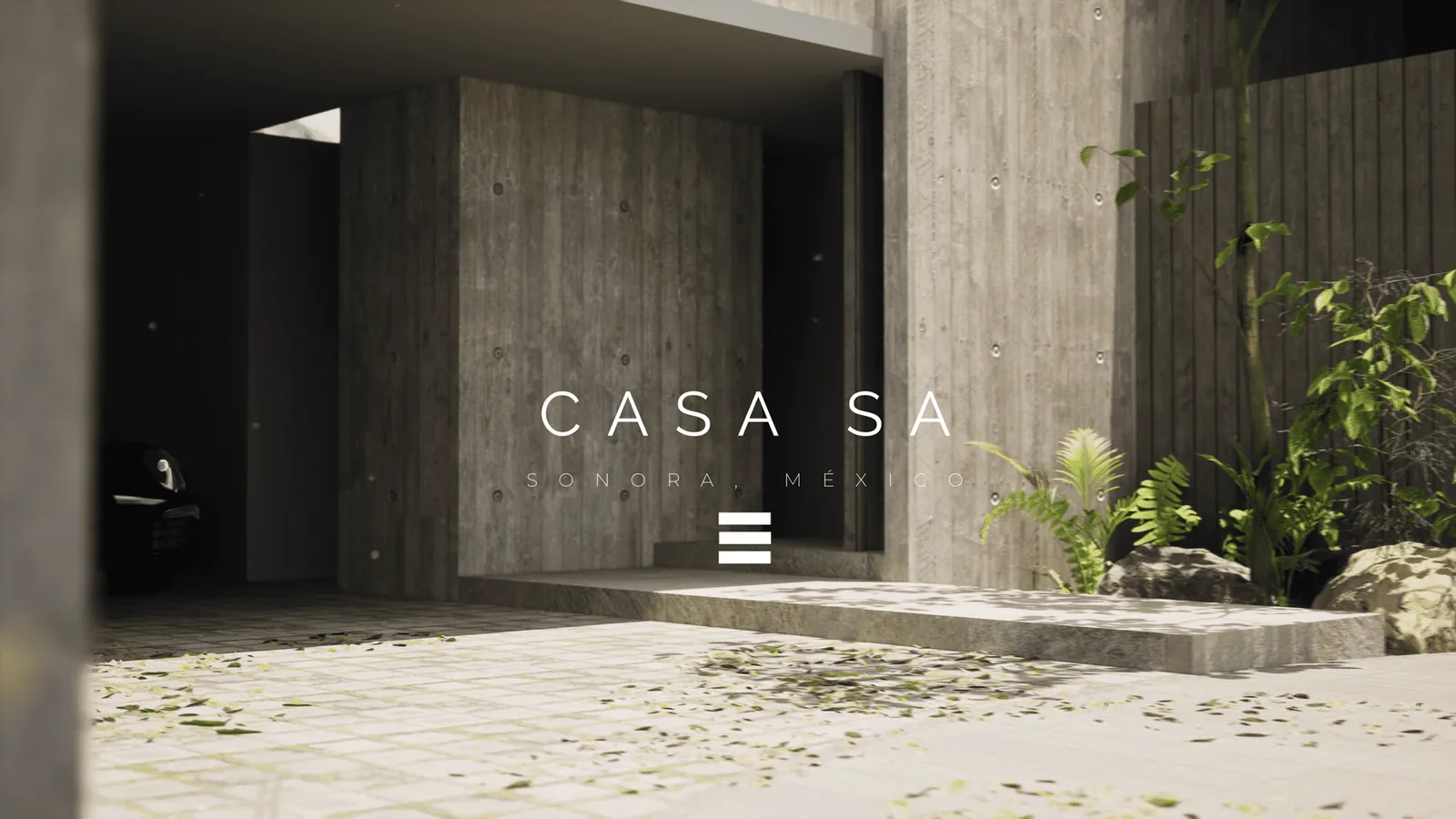 Acceso de Casa Lote 7